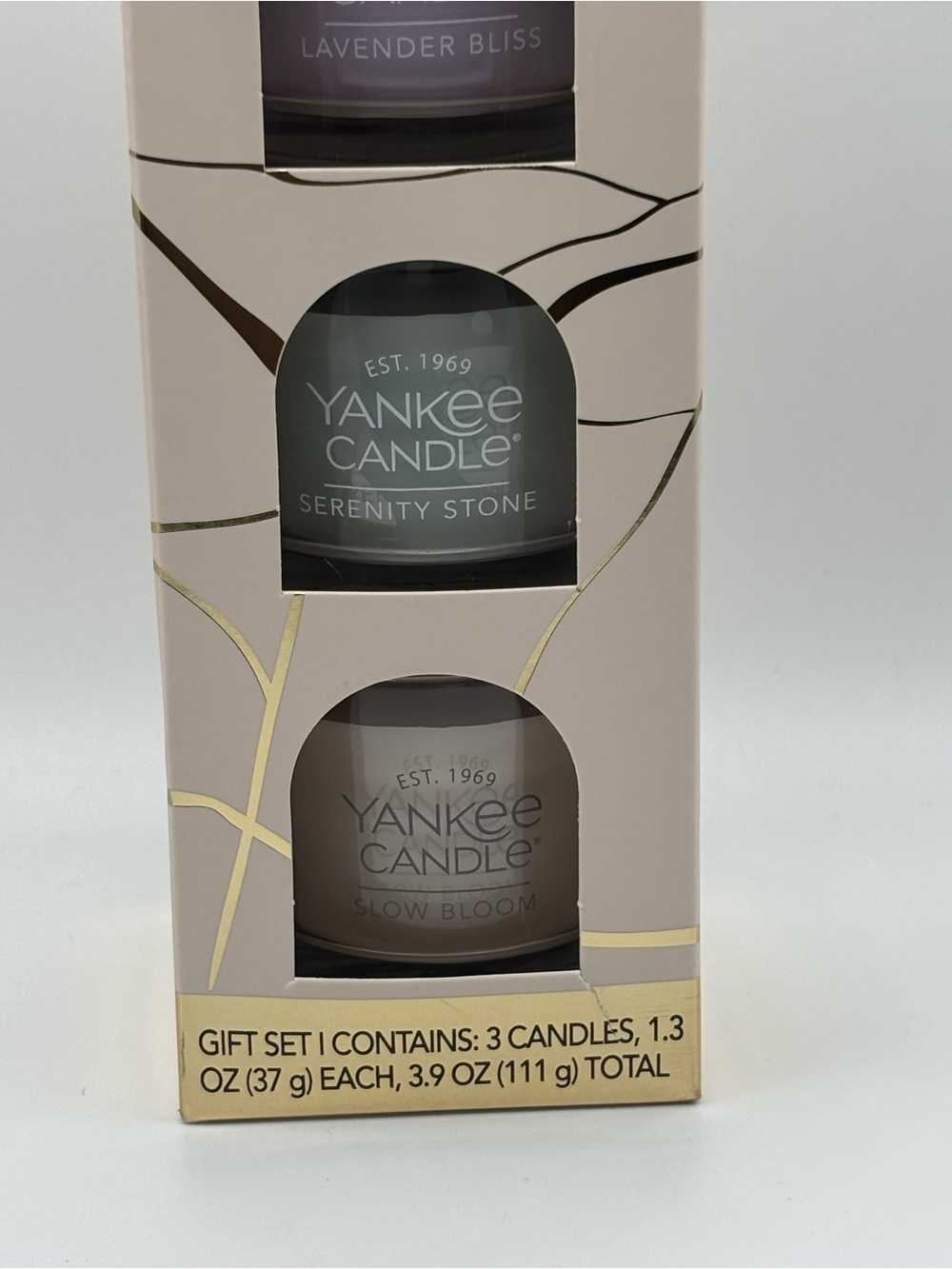 Yankee Candle 3 Piece Mini Candle Gift Set Lavender Bliss New - Picture 4 of 7